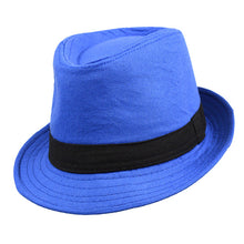 Load image into Gallery viewer, Westend Spring/Summer Solid Trilby Fedora Hat – Lightweight Cotton Blend | Multiple Colors
