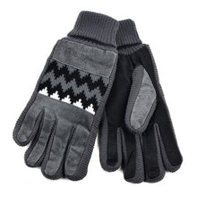 Load image into Gallery viewer, Westend Men’s Genuine Leather Non-Slip Grip Winter Gloves with Soft Fleece Lining – S/M &amp; L/XL
