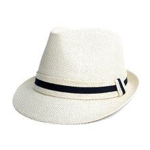 Load image into Gallery viewer, Westend Spring/Summer Short Brim Banded Fedora Hat
