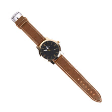 Load image into Gallery viewer, Vincent Di Mani Men's Watch &amp; Bracelet Gift Set – 2-Piece Leather Boxed Set
