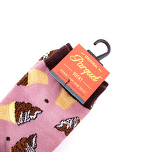 Load image into Gallery viewer, Parquet Women's Ice Cream Novelty Socks
