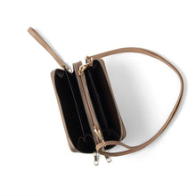 Load image into Gallery viewer, Nollia Ladies Solid Color Wallet on String – Crossbody Wallet with Emblem Accent
