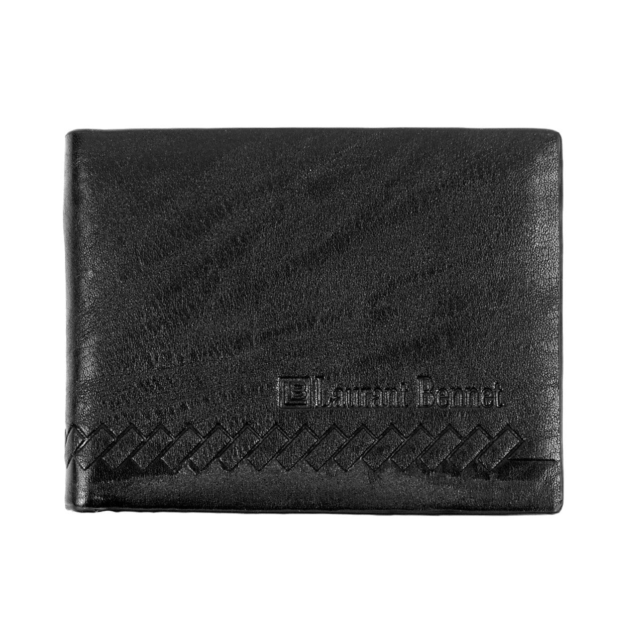 Black Bi-Fold Leather Wallet