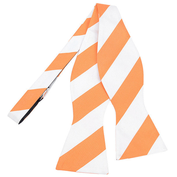 Umo Lorenzo Men's Silk Woven Freestyle College Bow Tie – 26 Color Options