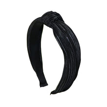 Load image into Gallery viewer, Nollia Pleated Solid "C" Shaped Headband – 12 Color Options
