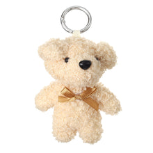 Load image into Gallery viewer, Beige Teddy Bear Plush Bag Charm
