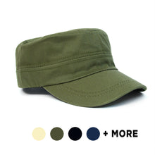 Load image into Gallery viewer, Parquet Cotton Solid Cadet Hat
