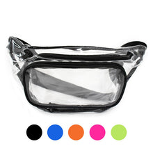 Load image into Gallery viewer, Transparent stadium-approved fanny pack in 5 color options by Westend

