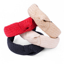 Load image into Gallery viewer, Nollia “C” Shaped Knotted Woven Headband – Stylish Everyday Hair Accessory
