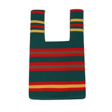 Load image into Gallery viewer, Nollia Christmas Stripe Pattern Mini Knit Tote Bag
