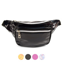 Load image into Gallery viewer, Iridescent Metallic Waist Fanny Pack
