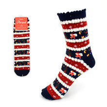 Load image into Gallery viewer, Parquet Ladies Christmas Holidays Crew Socks – Cozy Winter Style
