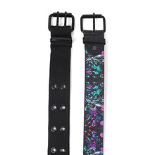Load image into Gallery viewer, Parquet 6pk Men's PU Graphic Floral + Canvas Grommet Belt Set – 12 Total Belts
