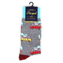 Load image into Gallery viewer, Men&#39;s Socks - Camping Car Novelty Socks

