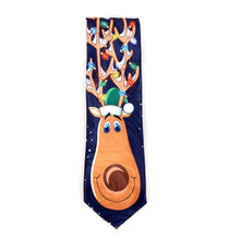 Load image into Gallery viewer, Parquet Christmas Novelty Ties – 5 Holiday Designs, 100% Polyester
