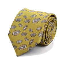 Load image into Gallery viewer, Parquet Sports Themed Novelty Ties – Game Day Prints for Sports Fans
