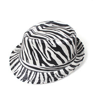 Load image into Gallery viewer, Westend Spring/Summer Zebra Print Trilby Fedora Hat
