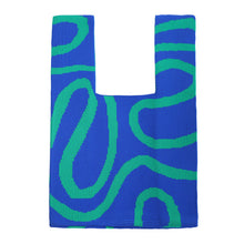 Load image into Gallery viewer, Nollia Swirl Pattern Mini Knit Tote Bag
