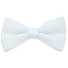 Load image into Gallery viewer, Umo Lorenzo Men's 2.5" Poly Satin Clip-On Bow Tie – 38 Color Options
