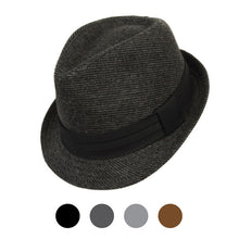 Load image into Gallery viewer, Westend Fall/Winter Poly/Cotton Fedora Hat – Classic Cold-Weather Style
