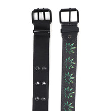 Load image into Gallery viewer, Parquet 6pk Men's PU Graphic Marijuana + Canvas Grommet Belt Set – 12 Total Belts
