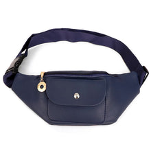Load image into Gallery viewer, PU Leather Ladies Fashion Fanny Pack with Adjustable Strap
