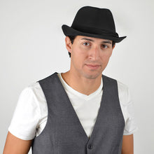 Load image into Gallery viewer, Fall/Winter Light Weight Solid Color Trilby Fedora Hat - H1805047
