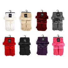 Load image into Gallery viewer, Nollia Kid’s Fleece Winter Hat, Scarf &amp; Gloves Set with Faux Fur Trim – 6 to 12 Years
