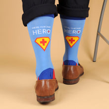 Load image into Gallery viewer, Parquet Health Care Heroes – Superheroes Ultra Premium Socks (Unisex)
