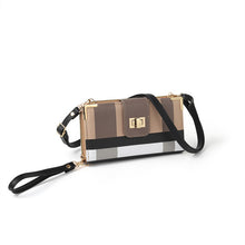 Load image into Gallery viewer, Nollia Ladies Tartan Wallet on String – Crossbody Wallet with Detachable Strap
