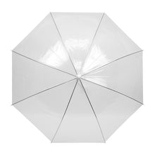 Load image into Gallery viewer, Parquet Premium Clear Umbrella – Auto Open, Slim Handle, 33" Arc
