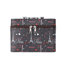 Load image into Gallery viewer, Nollia Paris Amour Makeup Train Case – Large Cosmetic Organizer
