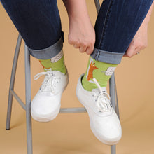 Load image into Gallery viewer, Parquet Cats – Toilet Paper Ultra Premium Novelty Socks (Unisex)

