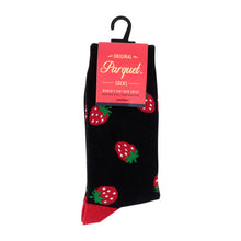 Load image into Gallery viewer, Nollia Women's Strawberry Novelty Socks
