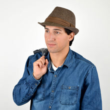 Load image into Gallery viewer, Westend Fall/Winter Poly/Cotton Fedora Hat – Classic Cold-Weather Style
