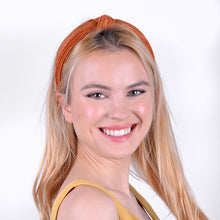 Load image into Gallery viewer, Nollia Pleated Solid "C" Shaped Headband – 12 Color Options

