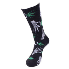 Load image into Gallery viewer, Parquet Men’s Skeleton Cannabis Novelty Socks
