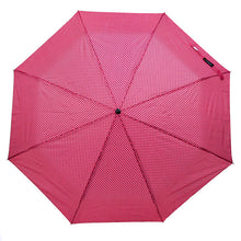 Load image into Gallery viewer, Parquet Polka Dot Telescopic Hand-Open Compact Umbrella – 12" Compact, 5 Color Options
