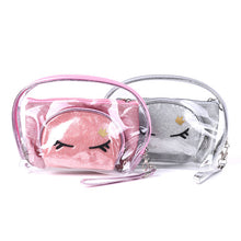 Load image into Gallery viewer, Nollia Glitter Eyes 3-Piece Cosmetic Bag Set
