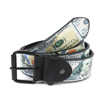 Load image into Gallery viewer, Parquet 6pk Men's PU Graphic Money + Canvas Grommet Belt Set – 12 Total Belts
