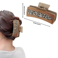 Load image into Gallery viewer, Nollia Vegan Leather “Howdy” Hair Claw Clip – Western-Inspired Hair Accessory
