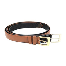 Load image into Gallery viewer, Umo Lorenzo Genuine Leather Men's Dress Belt – Black or Brown (9 Sizes)
