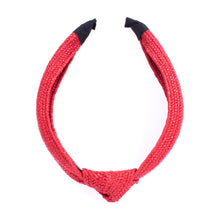 Load image into Gallery viewer, Nollia “C” Shaped Knotted Woven Headband – Stylish Everyday Hair Accessory
