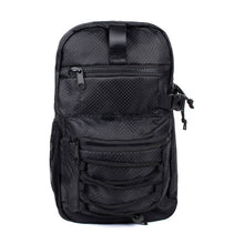 Load image into Gallery viewer, Black Polyester Sling Bag with Front Pocket – Spacious &amp; Lightweight
