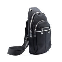 Load image into Gallery viewer, Ladies’ Sport Nylon Sling Bag - Adjustable &amp; Lightweight - With Headset Hole
