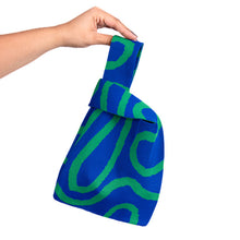 Load image into Gallery viewer, Nollia Swirl Pattern Mini Knit Tote Bag
