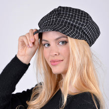 Load image into Gallery viewer, Nollia Fall/Winter Unisex British Newsboy Windowpane Beret Cap
