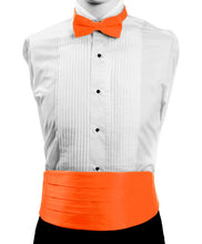 Load image into Gallery viewer, Boy's Poly Satin Bow Tie and Cummerbund Sets
