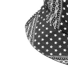 Load image into Gallery viewer, Westend Black Paisley Bucket Hat
