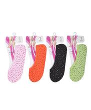 Load image into Gallery viewer, Nollia 12-Pack Assorted Stars &amp; Dots Shoe Liner Socks – Lightweight No-Show Fit
